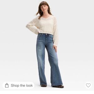 Universal Thread Medium Wash Wide Leg Jeans